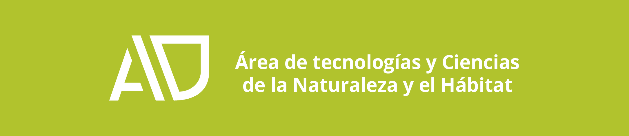 Área de tecnologías y Ciencias de la Naturaleza y el Hábitat