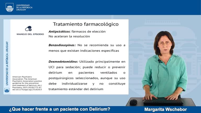 ¿Que hacer frente a un paciente con Delirium?